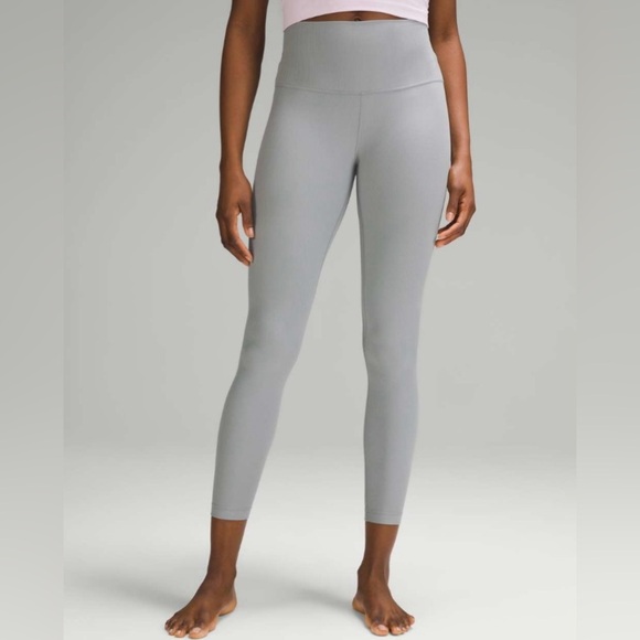 Lululemon Align Ribbed High-Rise Pant 28" in Rhino Grey - Picture 1 of 5